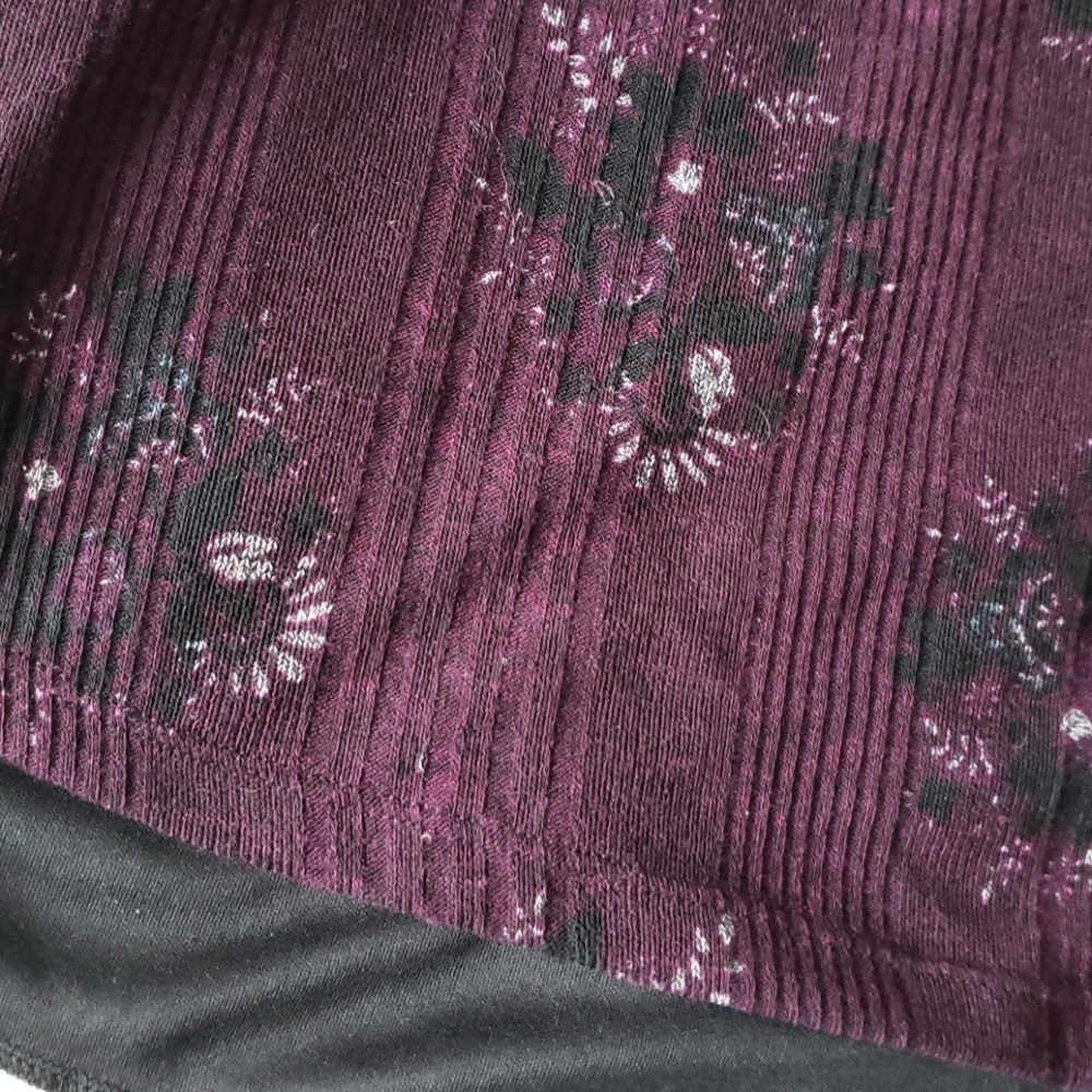 Francesca's Alya Plum Floral Dress - Picture 4 of 4
